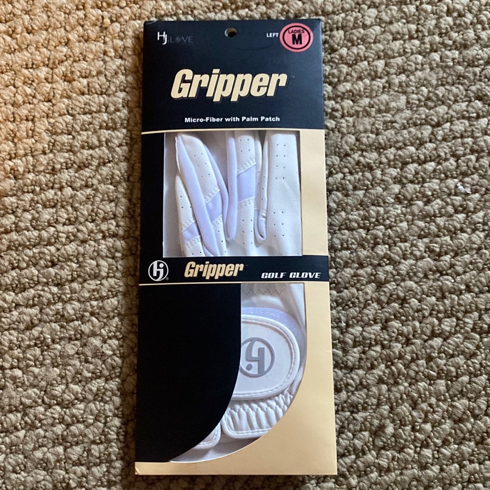 Gripper left hand ladies M golf glove